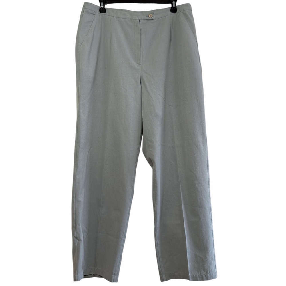 Vintage Essentials Koret Sage Green Trousers 16 Made in Canada